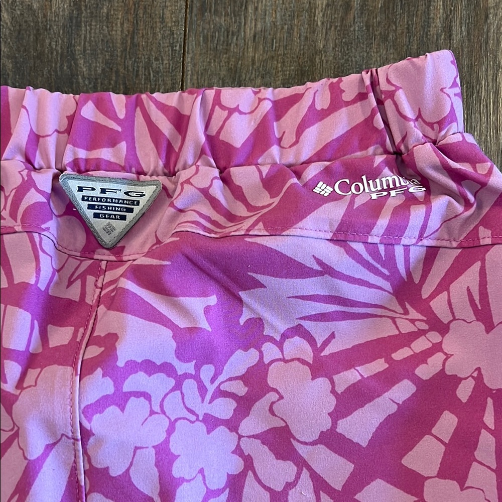 Columbia PFG- Pink A-Line Mini Skort Resort Wear - Picture 4 of 8